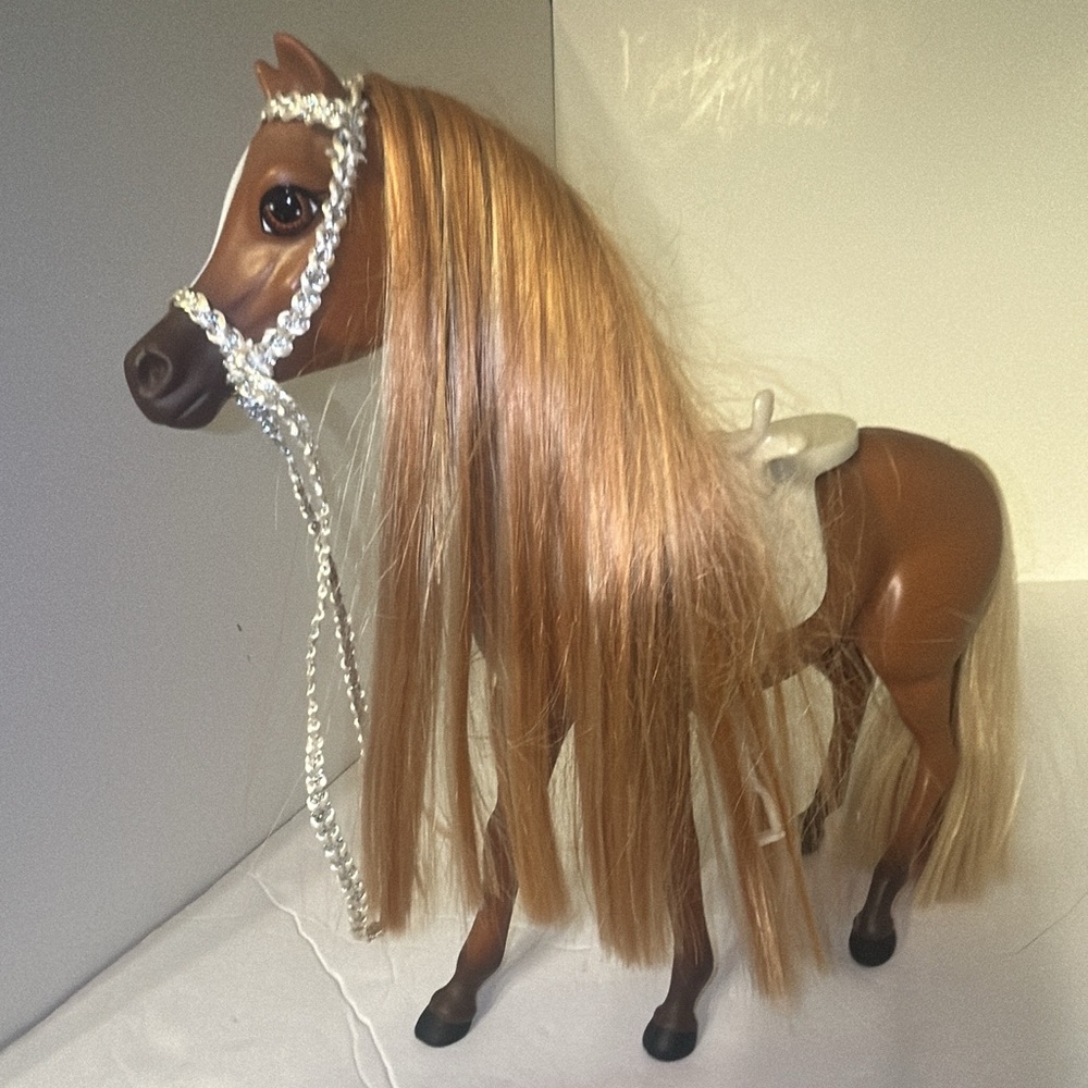 Mattel 1999 Barbie horse brown blonde hair great condition